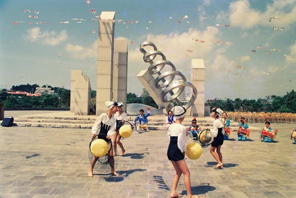 1991년 8월 제주시 신산공원 준공 기념행사 모습(제주시 제공)